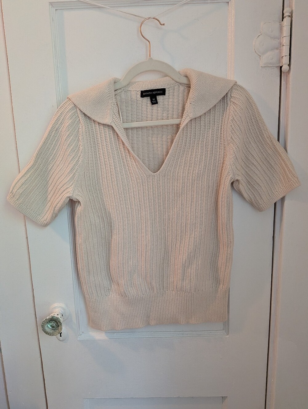 Banana Republic Kina Cotton Sailor Sweater - Size M